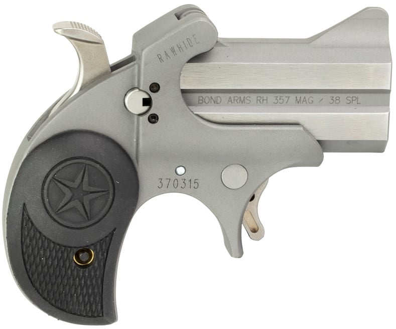 Bond Arms Rawhide Matte Stainless .357 Mag / .38 SPL 2.5" Barrel 2-Rounds