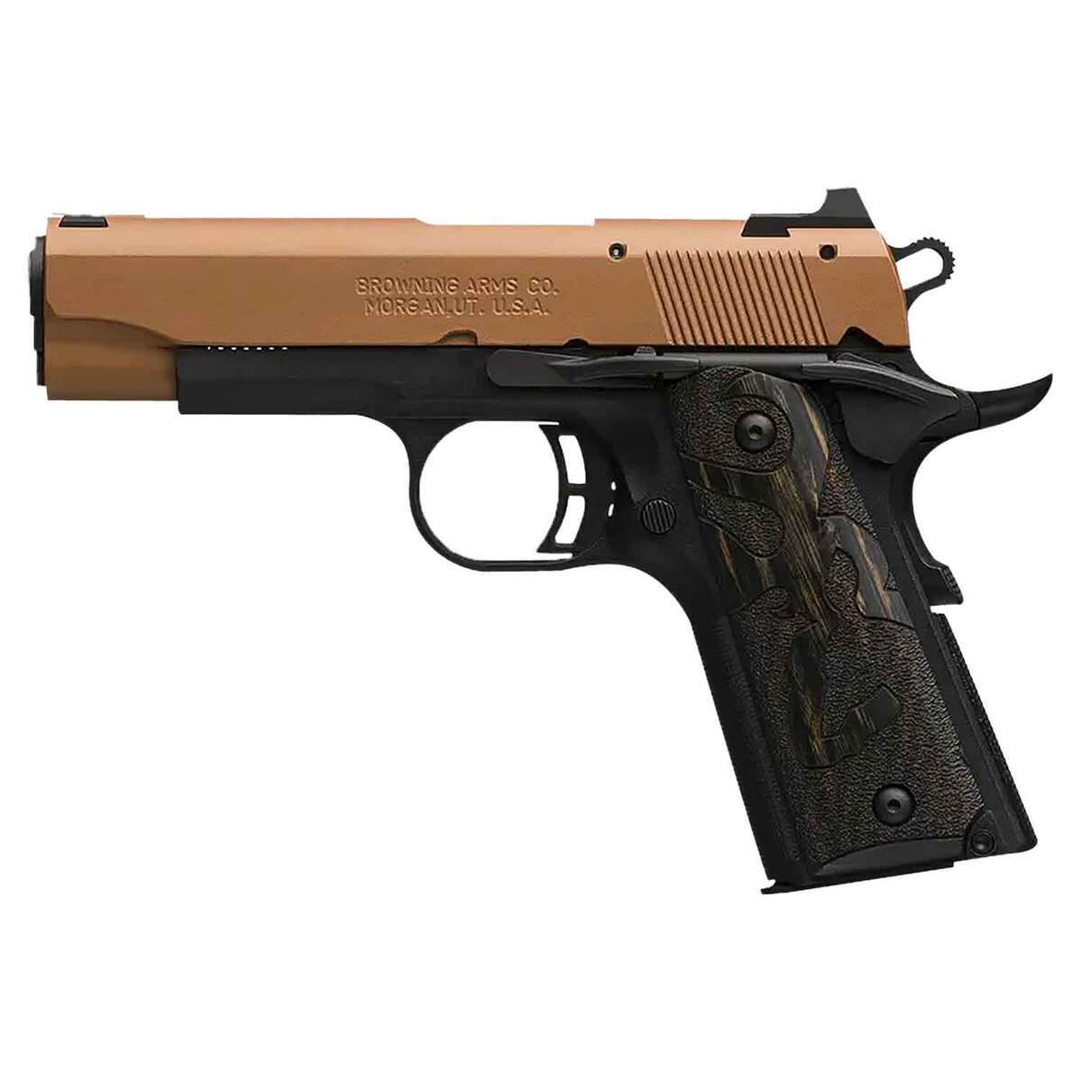 Browning 1911 Black Label 22 Long Rifle 3.6in Copper Cerakote Pistol - 10+1 Rounds - Image 2