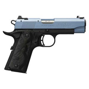 Browning 1911 Black Label 22 Long Rifle 3.6in Polar Blue Cerakote Pistol - 10+1 Rounds