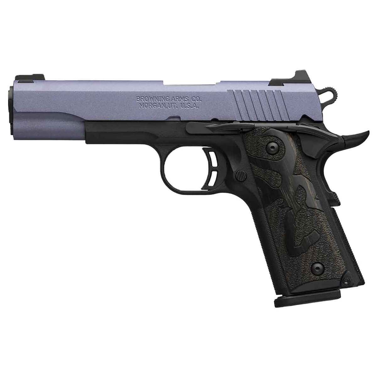 Browning 1911 Black Label 380 Auto (ACP) 4.25in Crushed Orchid Cerakote Pistol - 8+1 Rounds - Image 2