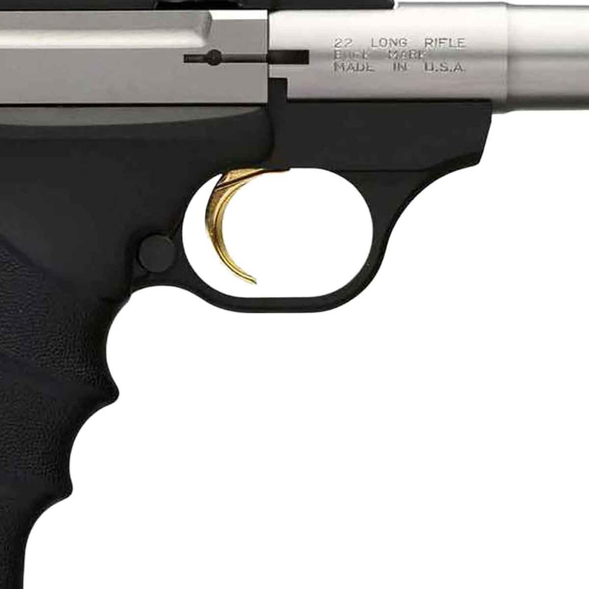 Browning Buck Mark Camper URX 22 Long Rifle 5.5in Stainless/Black Pistol - 10+1 Rounds - California Compliant - Image 2