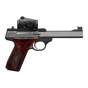 Browning Buck Mark Medallion 22 Long Rifle 5.5in Stainless Steel Pistol - 10+1 Rounds
