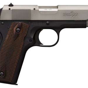 Browning 1911-22 A1 Compact Gray / Black 22 LR 3.625" Barrel 10 Rounds Walnut Grip