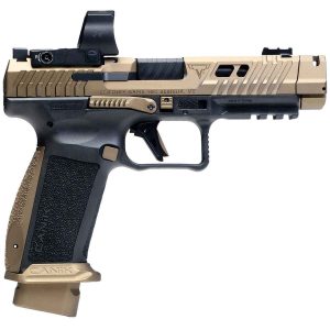 Canik TTI Combat w/ Red Dot 9mm Luger 4.6in TTI Bronze Pistol - 21+1 Rounds