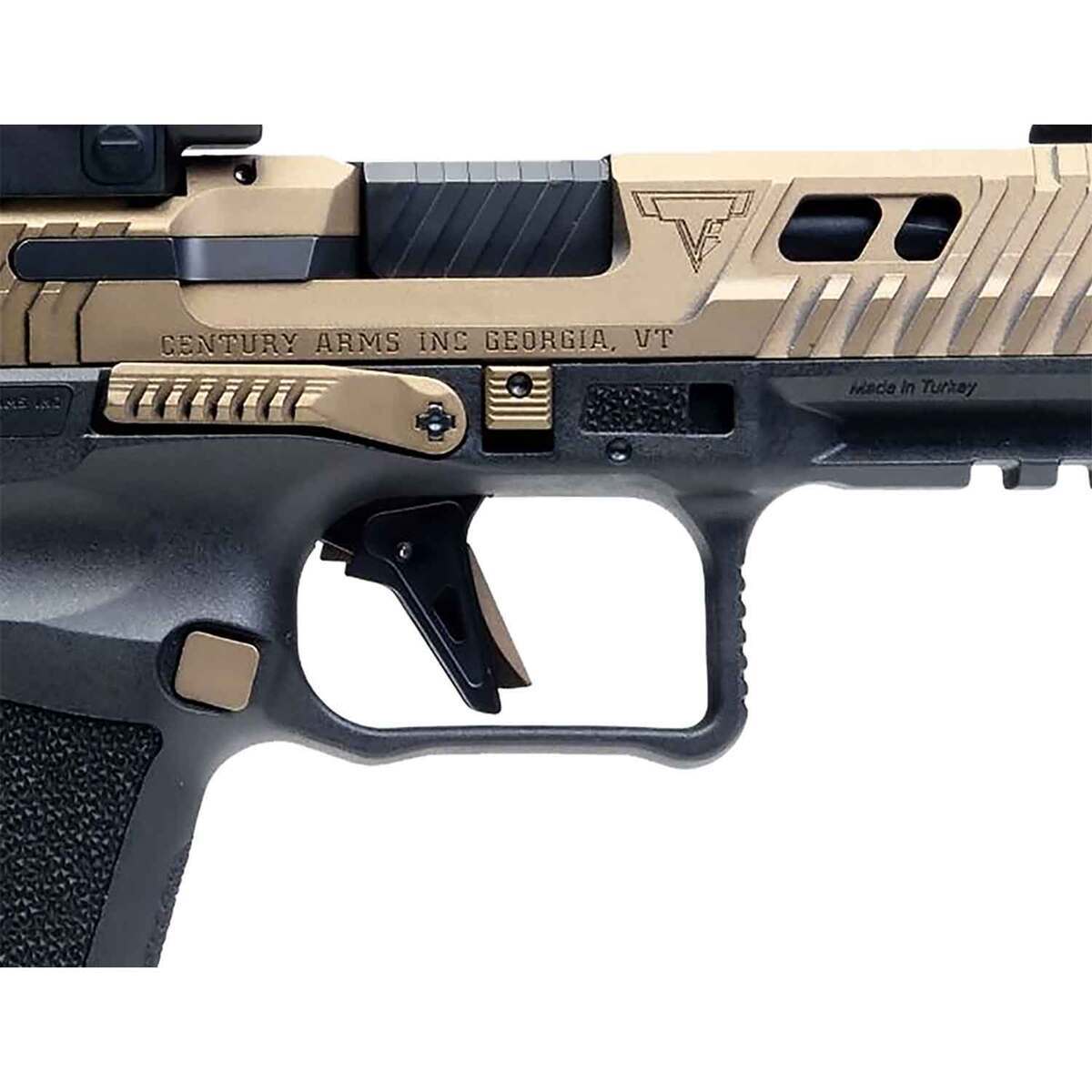 Canik TTI Combat w/ Red Dot 9mm Luger 4.6in TTI Bronze Pistol - 21+1 Rounds - Image 3