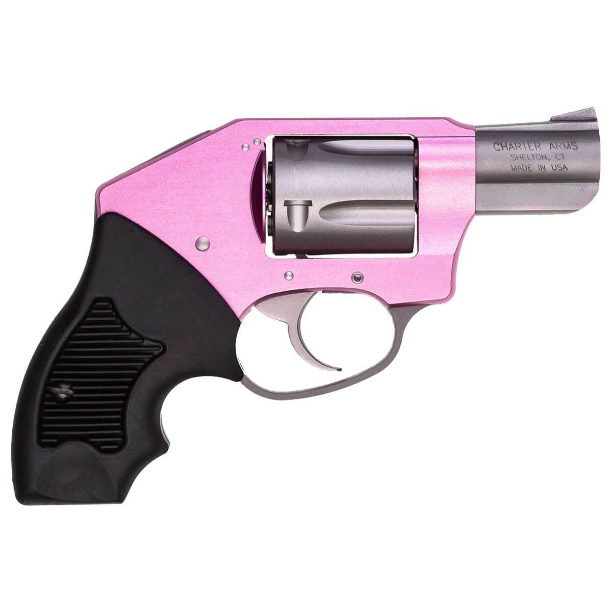 Charter Arms Pink Lady 38 Special 2in Pink/Stainless Revolver - 5 Rounds