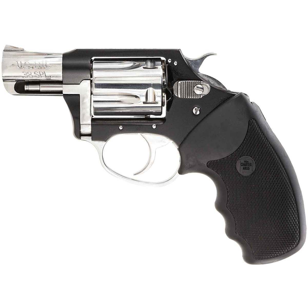 Charter Arms Undercover Lite 38 Special 2in Black/Polished Stainless Revolver - 5 Rounds - Image 2
