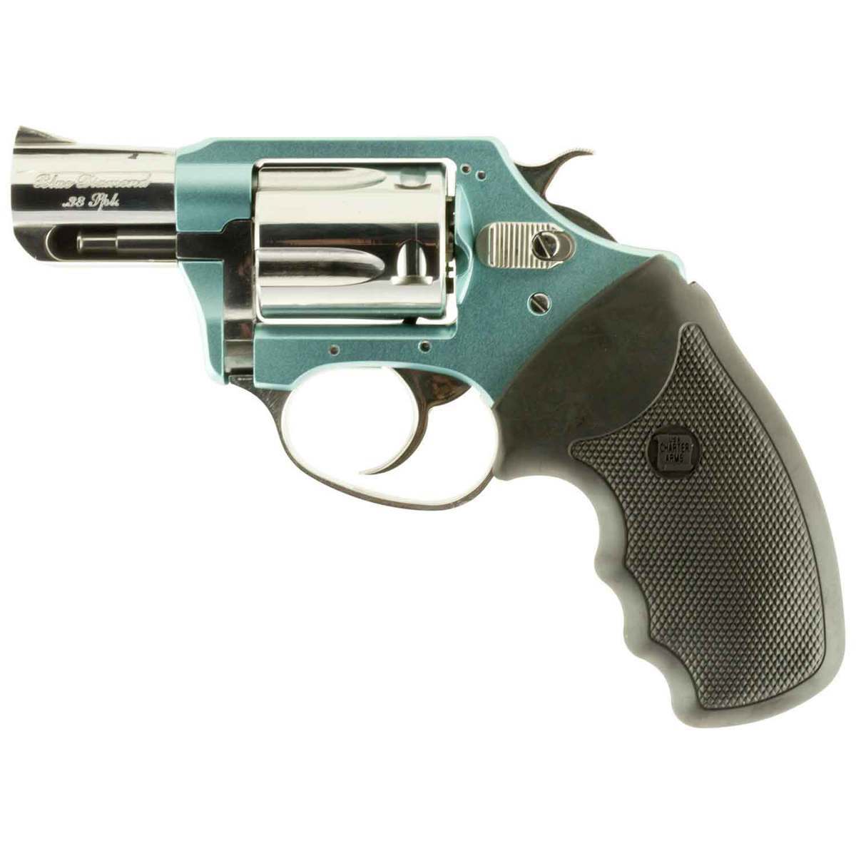 Charter Arms Undercover Lite 38 Special 2in Blue/Stainless Revolver - 5 Rounds - California Compliant - Image 2