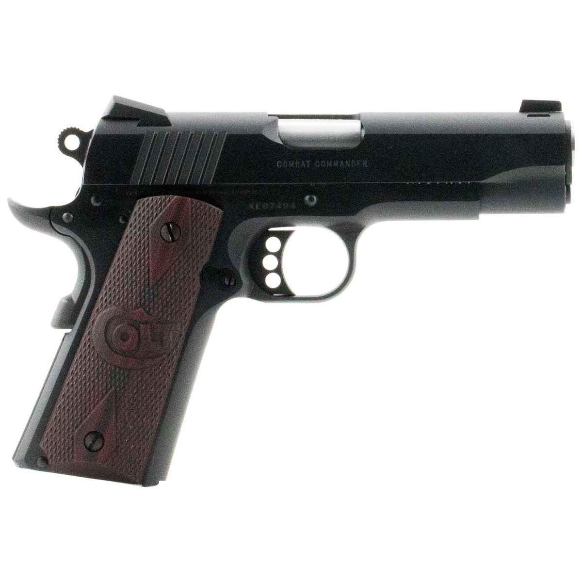 Colt Combat Commander 9mm Luger 4.25in Blued Pistol - 9+1 Rounds