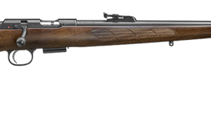 CZ 457 Lux Walnut .22 LR 24" Barrel 5-Rounds Adjustable Rear Sight