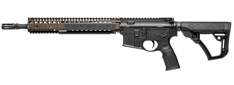 Daniel Defense M4A1 Black / FDE 5.56 14.5" P&W Barrel No Mag