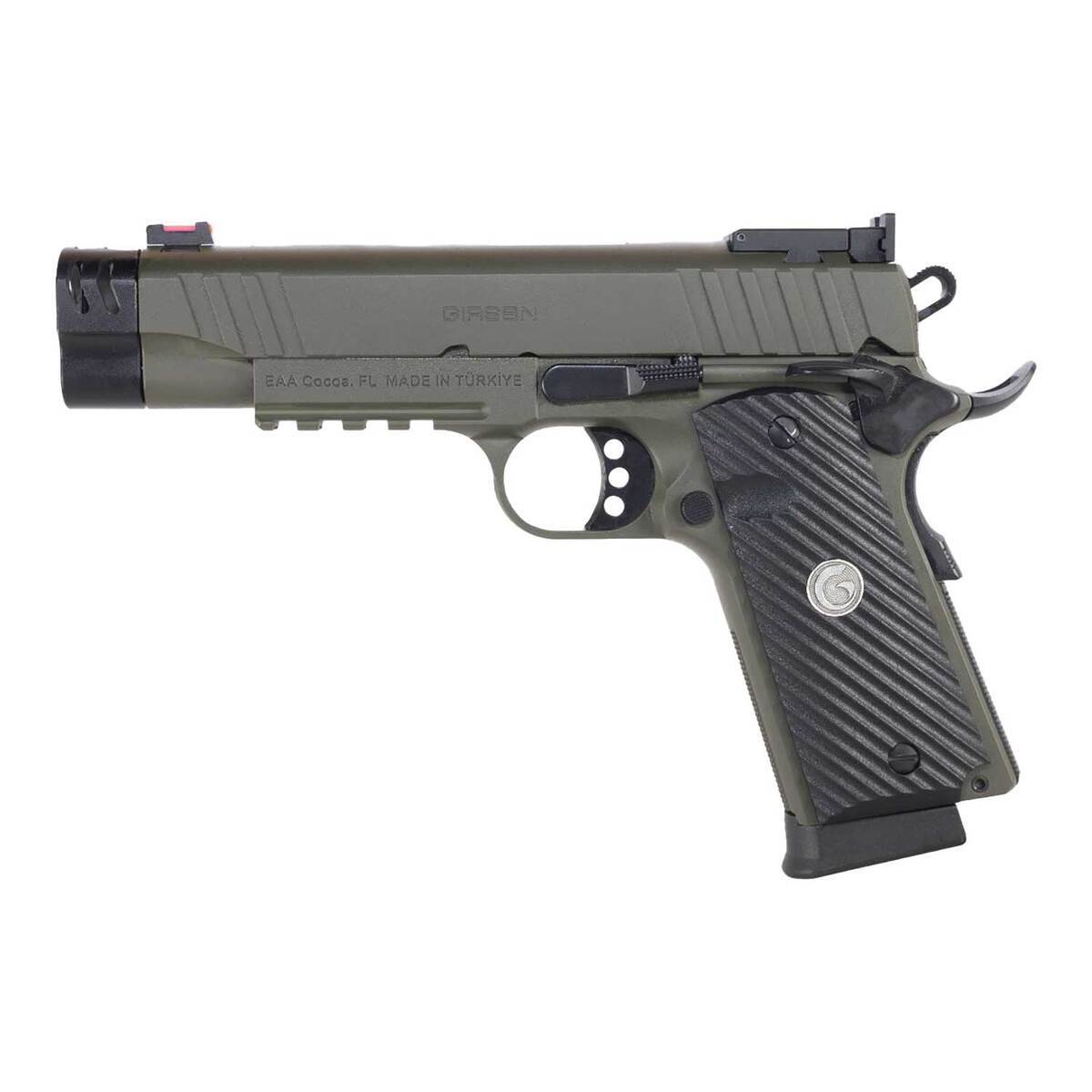 EAA Girsan MC1911-C 10mm Auto 4.4in OD Green Pistol - 8+1 Rounds - Image 2
