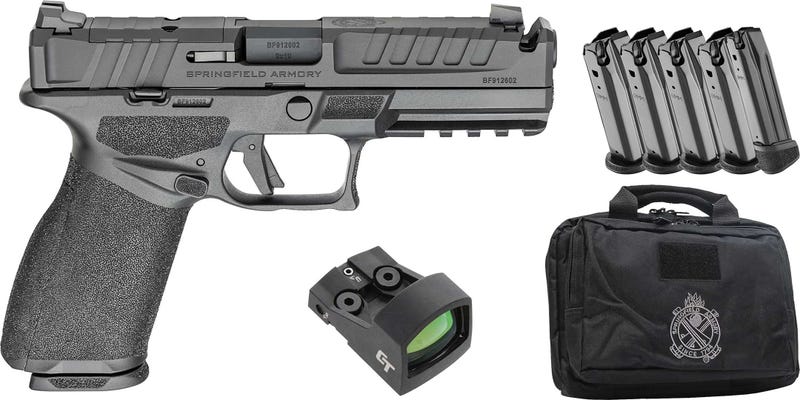 Springfield Armory Echelon 4.5F Comp 9mm 4.5" Barrel 17/20-Rounds 5 Mags, CT-1500 Red Dot