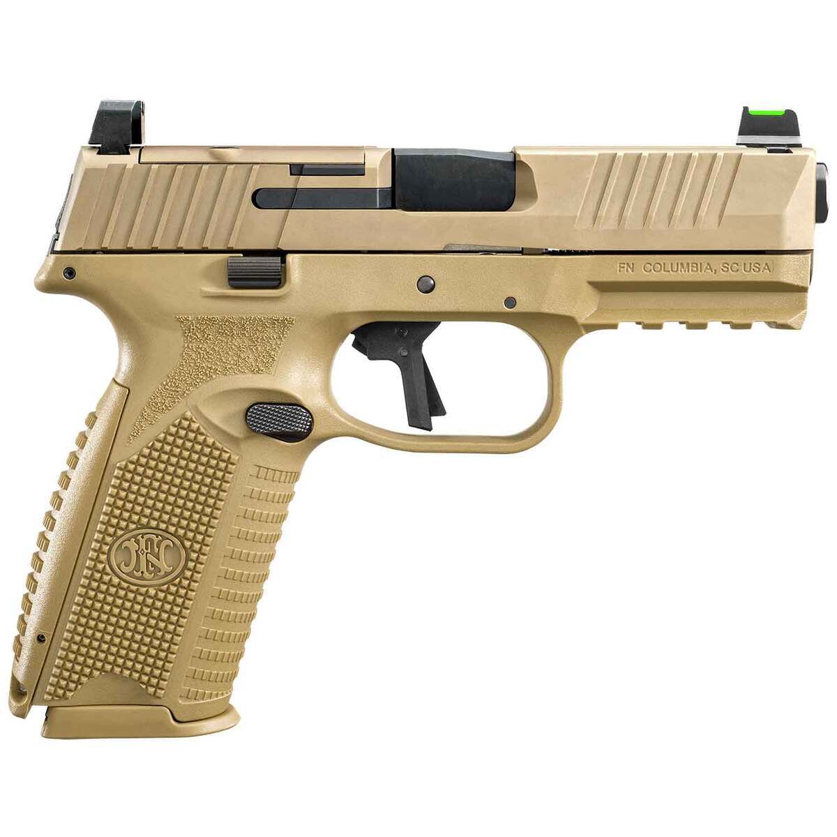 FN 509 MRD 9mm Luger 4in Flat Dark Earth Pistol - 17+1 Rounds