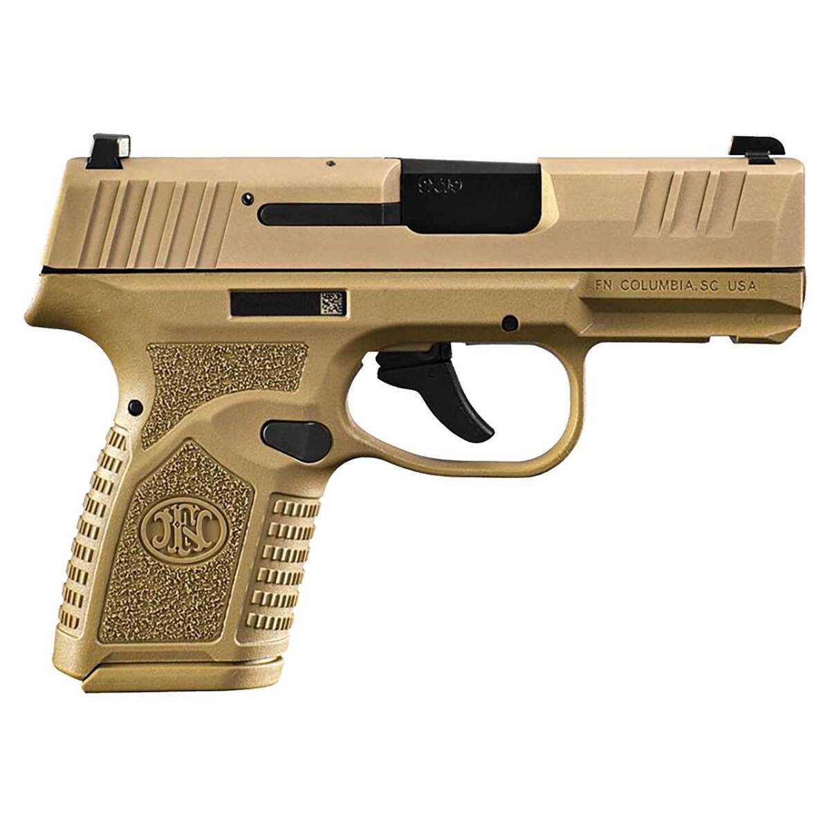 FN Reflex 9mm Luger 3.3in Flat Dark Earth Pistol - 10+1 Rounds