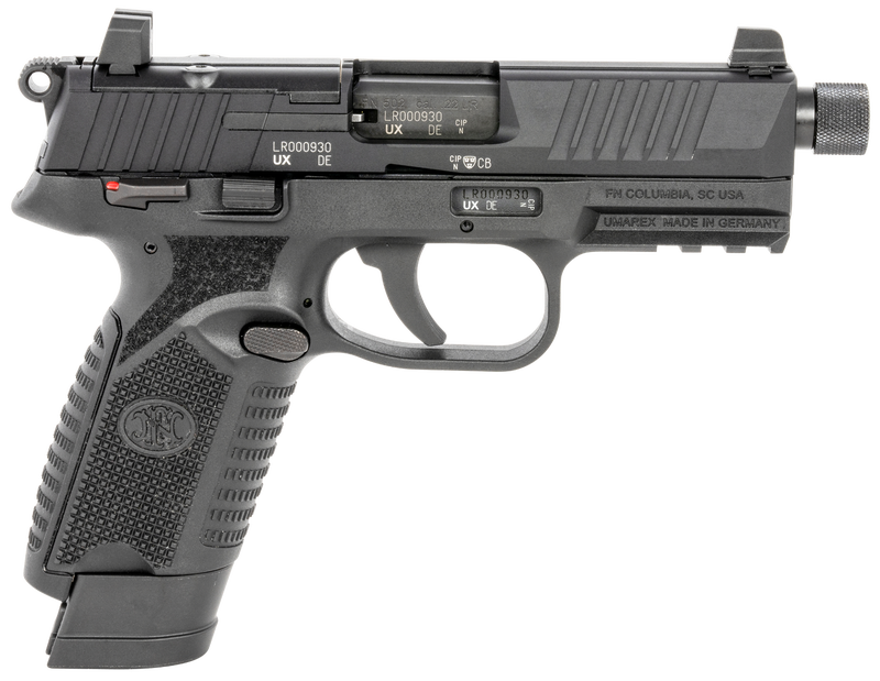 FN 502 Tactical .22 LR 4.6" Barrel 10-Rounds Ambidextrous with Manual Safety FN 502 Tactical .22 LR 4.6" Barrel 10-Rounds Ambidextrous with Manual Safety - HANDGUNS - Miami Shooters Supply