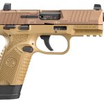 FN 502 Tactical Flat Dark Earth .22 LR 4.6" Barrel 15-Rounds Optics Ready Ambidextrous
