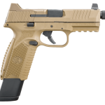 FN 509 Tactical Flat Dark Earth 9mm 4.5" Barrel 24-Rounds Night Sights