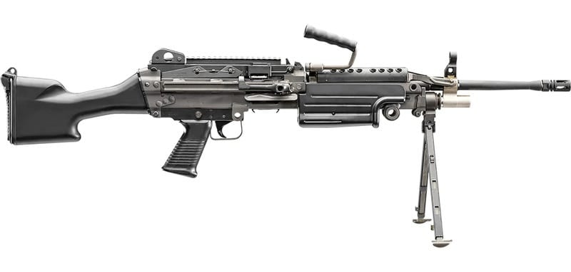 FN M249S 5.56 NATO 18.5" Barrel 30-Rounds With Bipod and Carry Handle