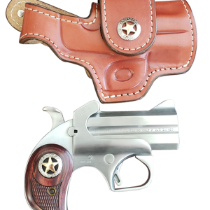 Bond Arms Rustic Defender Stainless .45 LC / .410 Gauge 3" Barrel 2-Rounds Holster Package