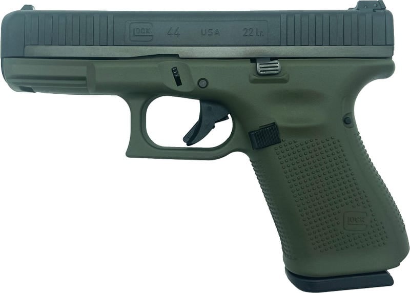 Glock 44 OD Green / Black .22 LR 4.02" Barrel 10-Rounds GrabAGun Exclusive