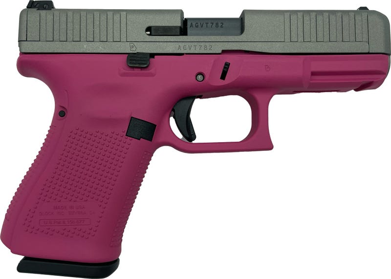 Glock 44 Pink / Titanium .22 LR 4.02" Barrel 10-Rounds GrabAGun Exclusive