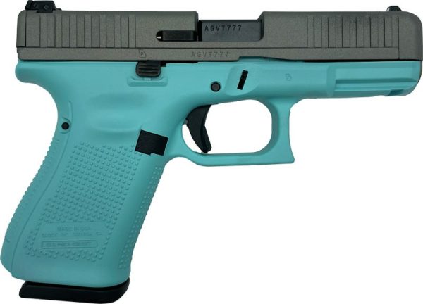 Glock 44 "Tiffany Blue" / Titanium .22 LR 4.02" Barrel 10-Rounds GrabAGun Exclusive