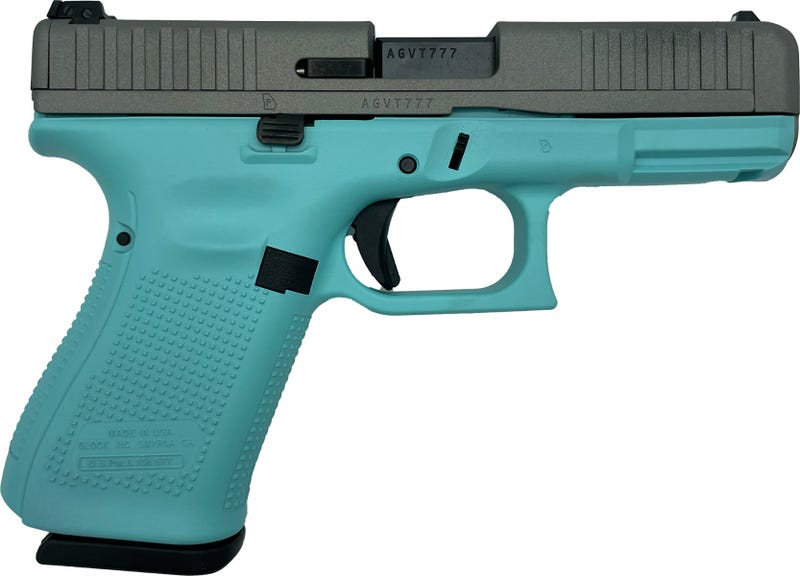 Glock 44 "Tiffany Blue" / Titanium .22 LR 4.02" Barrel 10-Rounds GrabAGun Exclusive