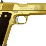 Springfield Armory Mil-Spec 24 Carat Gold .45 ACP 5" Barrel 7-Rounds GrabAGun Exclusive