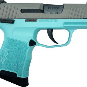 Sig Sauer P365 Pistol Tiffany Blue / Stainless 9mm 3.1" Barrel 10-Rounds X-Ray3 Sights