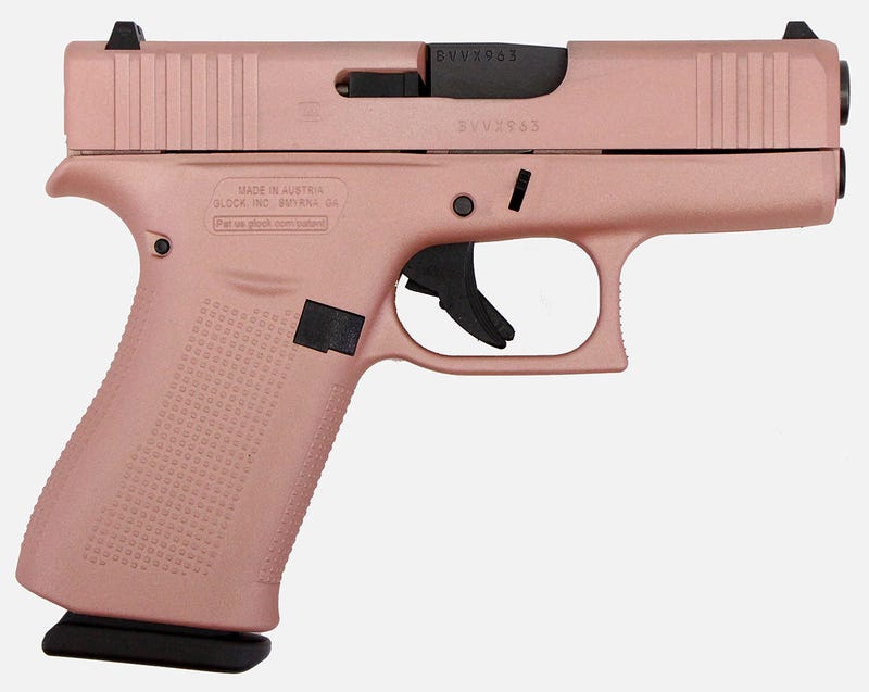 Glock 43X Rose Gold 9mm 3.41" Barrel 10-Rounds Fixed Sights