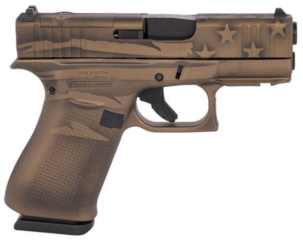 Glock 43X MOS Coyote Battleworn 9mm 3.41" Barrel 10-Rounds
