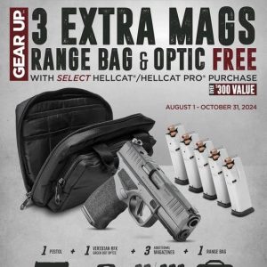 Springfield Armory Hellcat Pro OSP Gear Up '24 9mm 3.7" Barrel 15-Rounds w/ Viridian RFX Green Dot 5 Mags