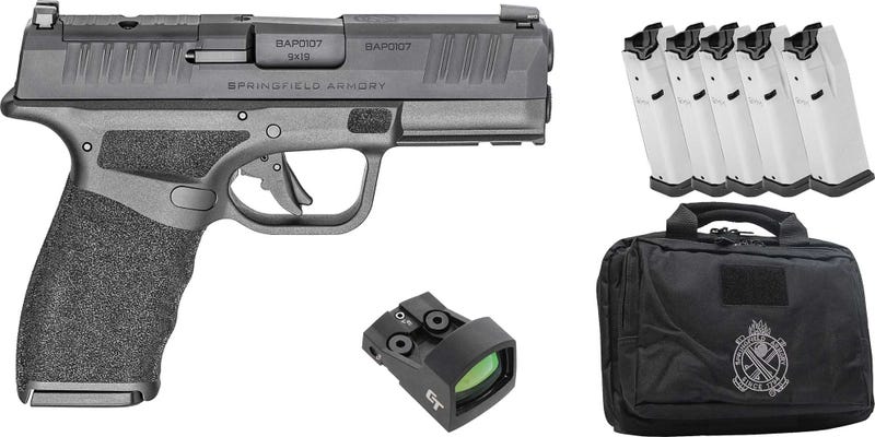 Springfield Armory Hellcat Pro 9mm 3.7" Barrel 10-Rounds w/ CT-1500 Red Dot, 5 Mags