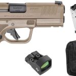 Springfield Armory Hellcat PRO OSP Flat Dark Earth 9mm 3.7" Barrel 15-Rounds 5 Mags, CT1500 Red Dot