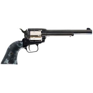 Heritage Rough Rider Small Bore Black Pearl Laminate Grip 22 Long Rifle 6.5in Blued Revolver - 6 Rounds