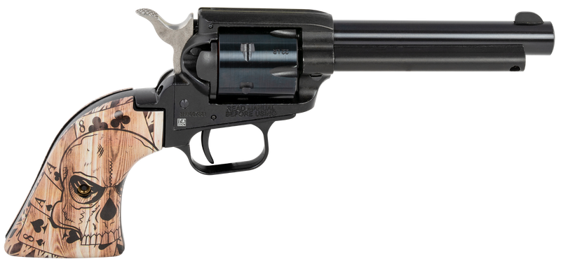 Heritage Firearms Rough Rider .22 LR 4.75" Barrel 6-Rounds Deadman's Hand Ivory Grips