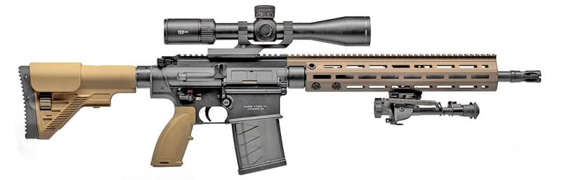 Heckler and Koch MR762A1 Long Rifle Package III Flat Dark Earth 7.62 16.5" Barrel 20-Rounds