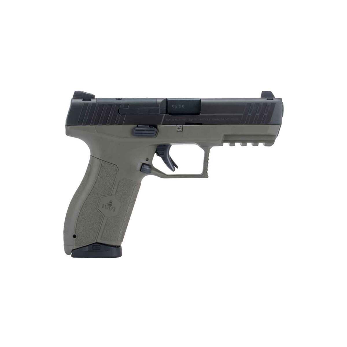 IWI Masada Optic Ready 9mm Luger 4.1in Black OD Green Pistol - 10+1 Rounds