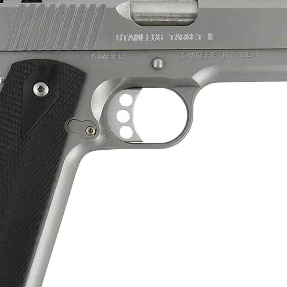 Kimber 1911 Target II 10mm Auto 5in Stainless Pistol - 9+1 Rounds - California Compliant - Image 2