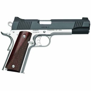 Kimber Custom II Two Tone 45 Auto (ACP) 5in Stainless/Rosewood Pistol - 7+1 Rounds