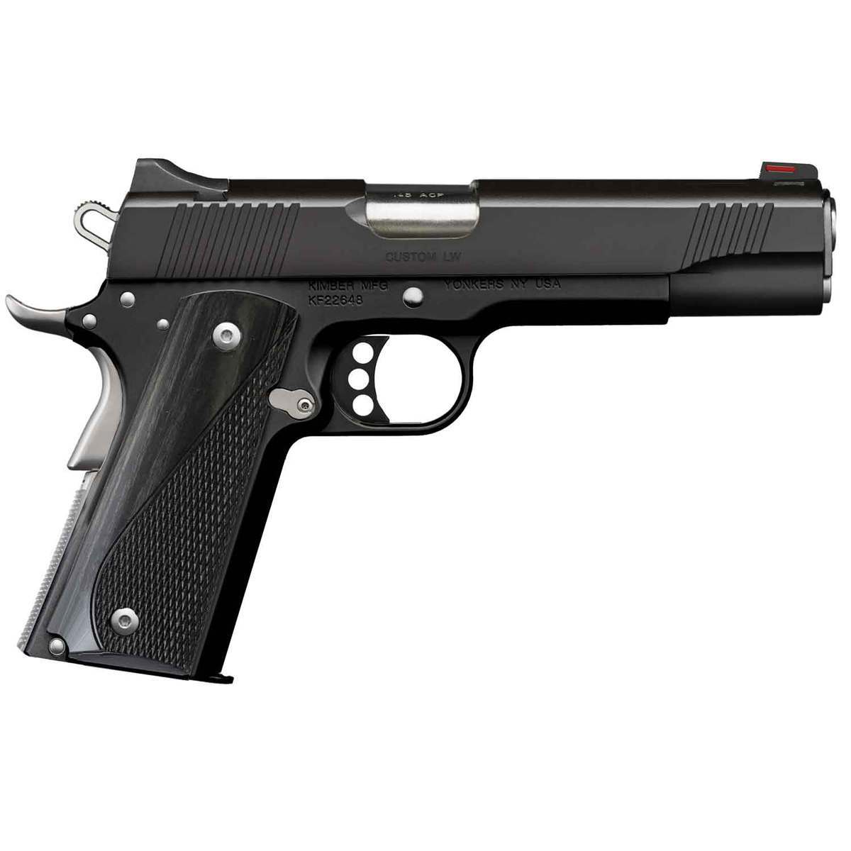 Kimber Custom LW Nightstar 9mm Luger 5in Black Pistol - 9+1 Rounds