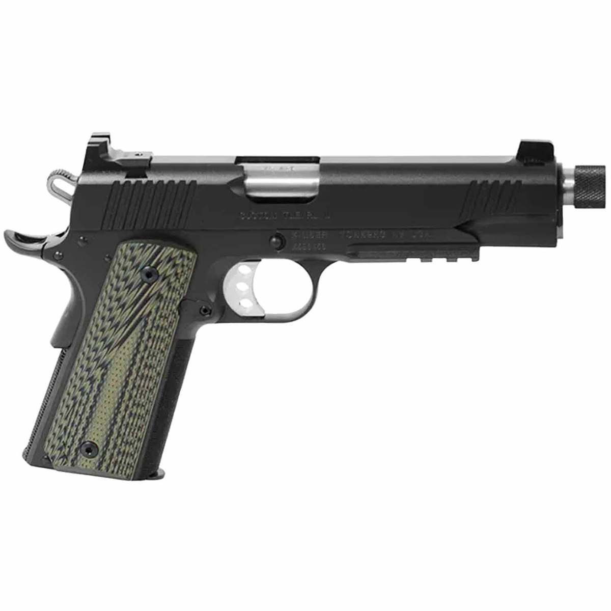 Kimber Custom TLE/RL II 45 Auto (ACP) 5.5in Black/Green Pistol - 8+1 Rounds