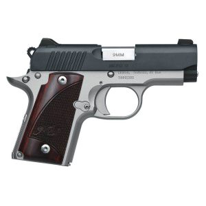 Kimber Micro 9mm Luger 3.1in Black/Stainless Steel Pistol - 6+1