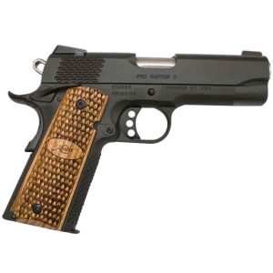 Kimber Pro Raptor II 45 Auto (ACP) 4in Black/Wood Pistol - 8+1 Rounds