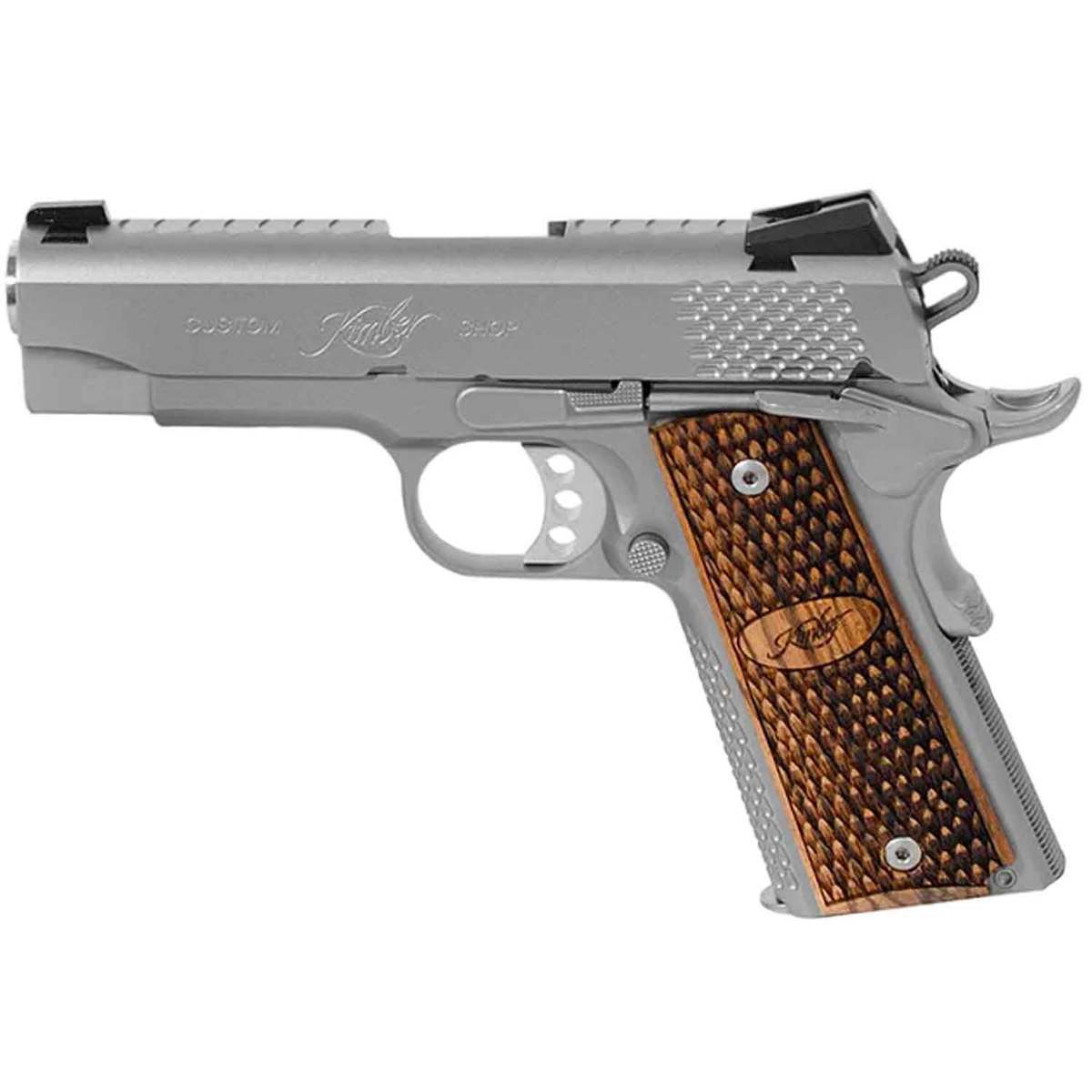 Kimber Stainless Pro Raptor II 45 Auto (ACP) 4in Stainless/Wood Pistol - 8+1 Rounds - Image 2