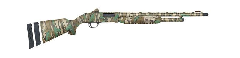 Mossberg 500 Super Bantam Mossy Oak Greenleaf 20 GA 22" Barrel 5-Rounds w/ Holosun HS407K