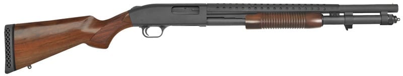 Mossberg 590 Retrograde 12 GA 20" Barrel 3"-Chamber 9-Rounds Wood Stock