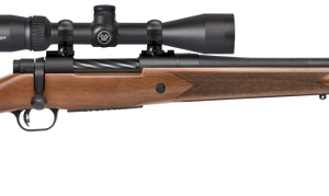 Mossberg Patriot Walnut .243 Win 22" Barrel 5-Rounds Vortex Crossfire II Scope - Bolt Action Rifles - Miami Shooters Supply