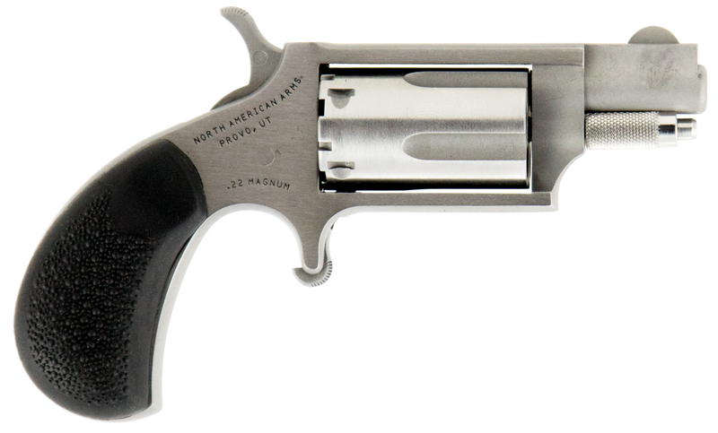 North American Arms Mini-Revolver Stainless .22 Mag 1.125" Barrel 5-Rounds Carry Combo